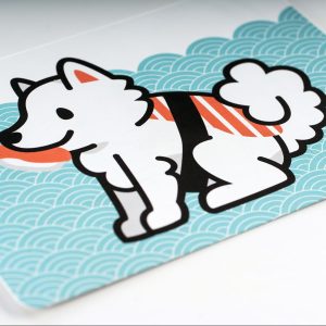 Carte Postale Samoyede Sushi