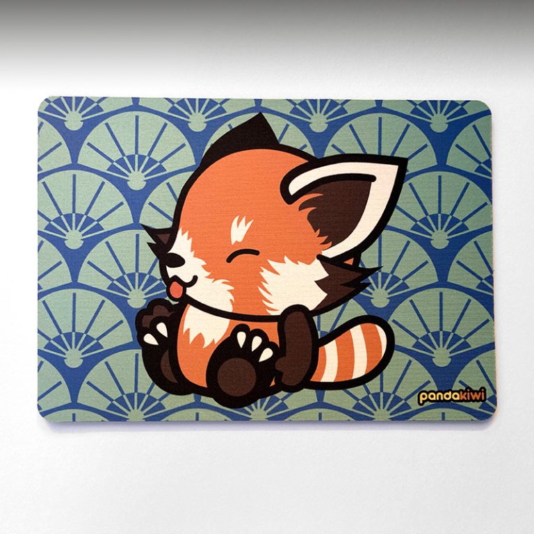 Oudrspo Tapis De Souris Panda Noir Durable, Souple, Imperméable